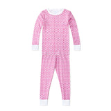 Rosie Pink Sailor Hearts Two Piece Kids Pajamas