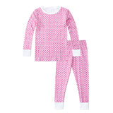 Rosie Pink Sailor Hearts Two Piece Kids Pajamas