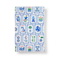 Mahjong soap on ceramic plate, detail