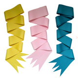 Sarah Bray Blue, Pink & Yellow Grosgrain Hat  Ribbon Pack - Long