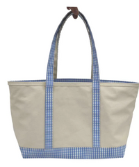 Medium Midi Coated Canvas Trim Tote