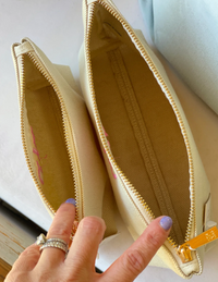 Cosmetic Bag In Linen Small