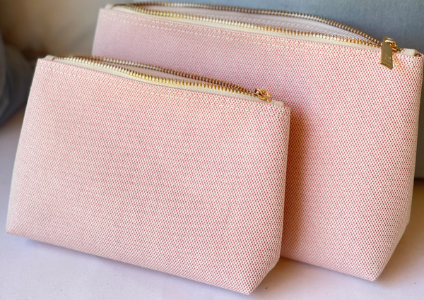 Cosmetic Bag In Linen Small