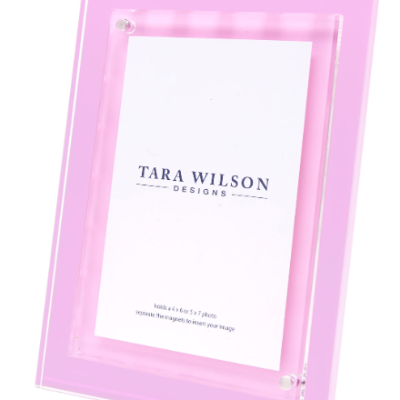 Tara Wilson Acrylic Colored Frames  -  4x6 or 5x7