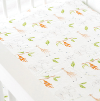 Safari Crib Sheet by Fort Weekend