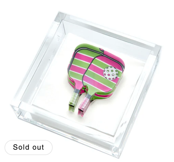 Tara Wilson Acrylic Cocktail Napkin Holders
