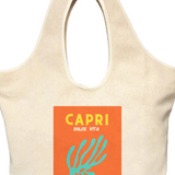 Capri Linen Tote Bag