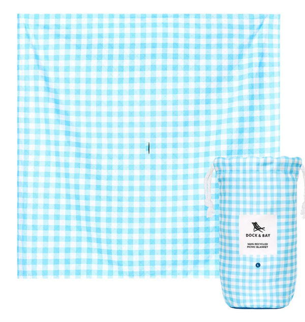 Dock and Bay Large Picnic Blanket