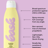 Bask SPF 50 Non-Aerosol Spray