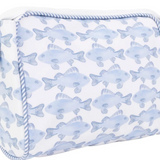 Coated Fabric Fish Print Go Bag - Large