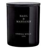 Basil & Mandarín Black 80z Premium Candle