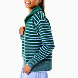 Addison Bay Griffin Quarter Zip Ivy and Petal