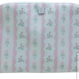 Goodie Floral Cosmetic Bag Pink Ribbon