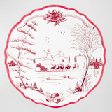 Juliska Winter Frolic Country Estate Melamine Desert/Salad Plates Set of 4