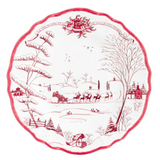 Juliska Country Estate Winter Frolic Melamine Dinner Plate Set/4