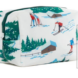 Luxe Ski Puffer Cosmetic Bag Hit the Slopes