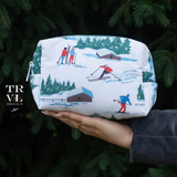 Luxe Ski Puffer Cosmetic Bag Hit the Slopes