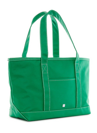 Coated Canvas Midi Tote