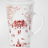 Juliska Winter Frolic Ruby Travel Mug