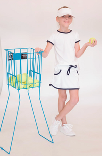 Tiffany Skort- Coconut Nantucket Navy