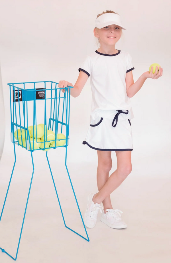 Tiffany Skort- Coconut Nantucket Navy