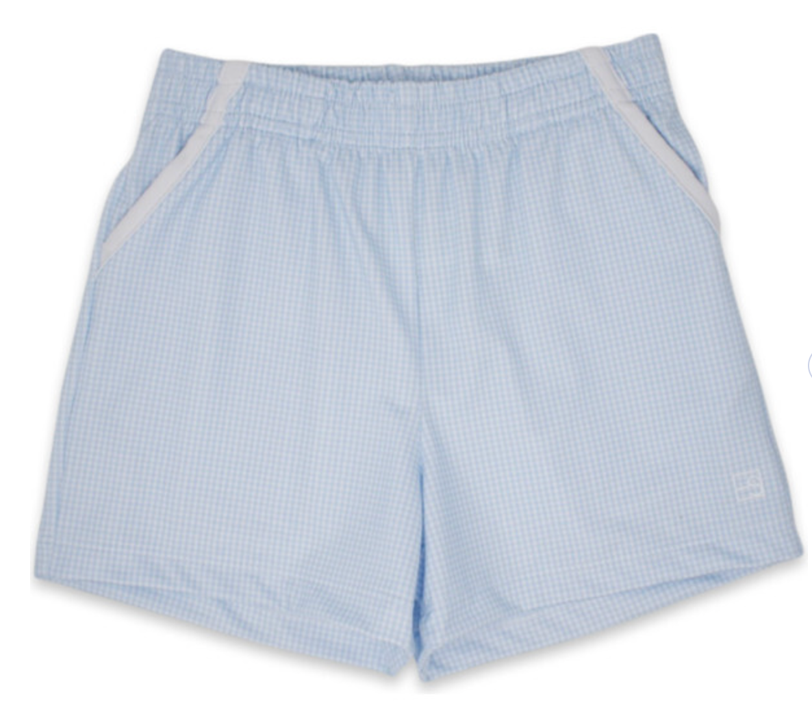 Nathan Short- Blue Mini Gingham