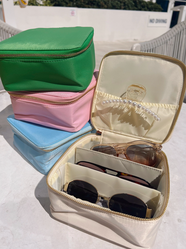 Canvas Sunglass/Jewelry Case