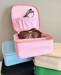 Canvas Sunglass/Jewelry Case