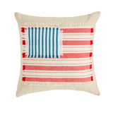 American Flag Applique Pillow