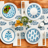 Flower Print Salad Plate