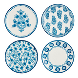 Flower Print Salad Plate