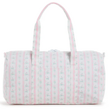Ribbon Floral Pink Duffel