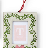 Holiday Memories Embroidered Photo Frame Ornaments