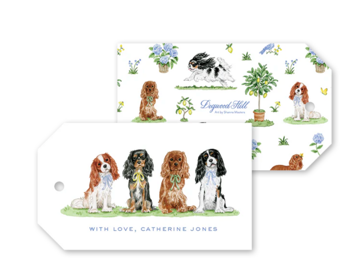 CAVALIER GARDEN GIFT TAGS