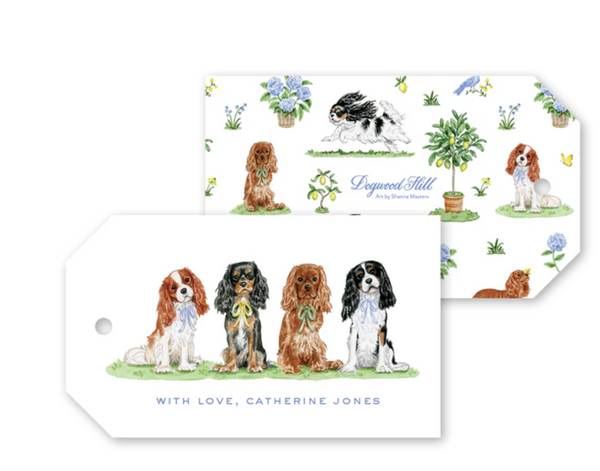 CAVALIER GARDEN GIFT TAGS