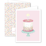 FUNFETTI PINK CAKE BIRTHDAY CARD