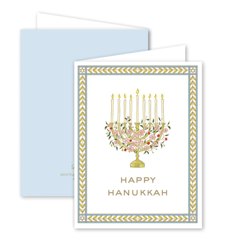 GARDEN OF SHARON MENORAH CARD
