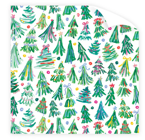 JOLLY TREES WRAPPING PAPER ROLL