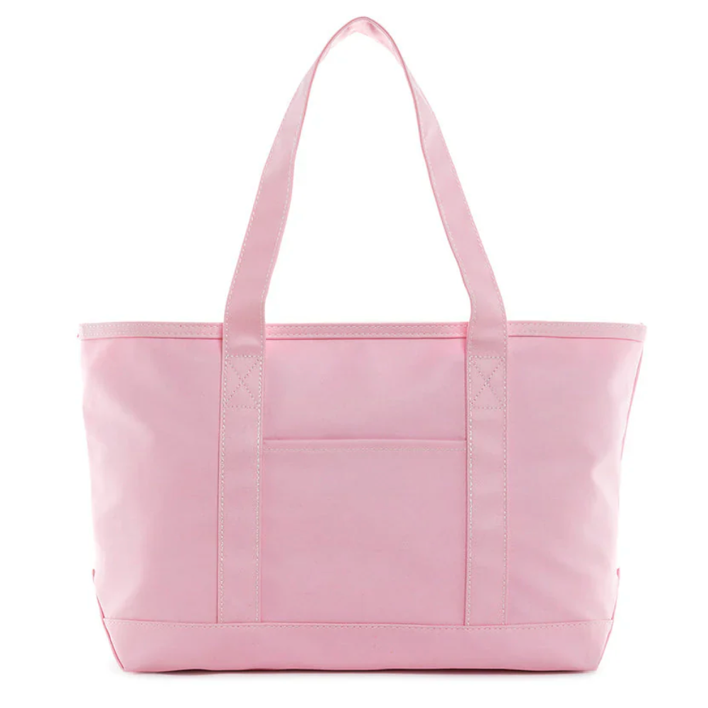 Coated Canvas Midi Tote