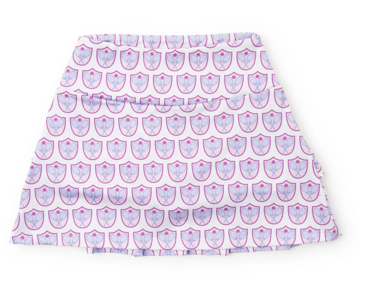 MARGOT TENNIS CREST PINK SKIRT