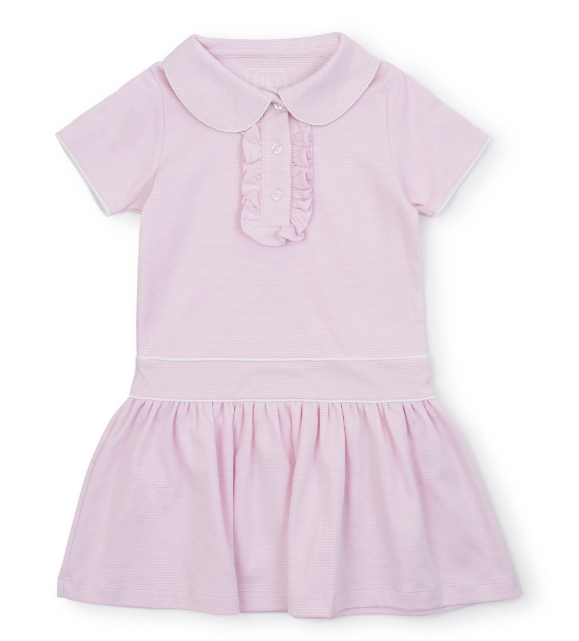 SYDNEY GIRLS' DRESS PINK STRIPES