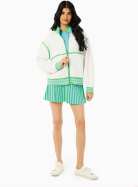 Midweight Double Pique Billie Full Zip Sweatshirt