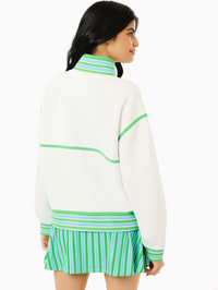 Midweight Double Pique Billie Full Zip Sweatshirt