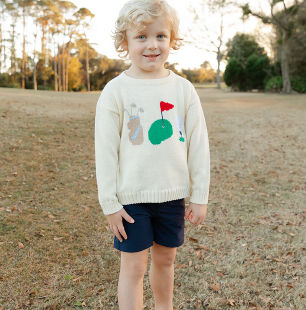 Crewneck Golf Sweater