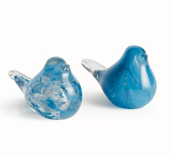 Little Finches Blue Bird