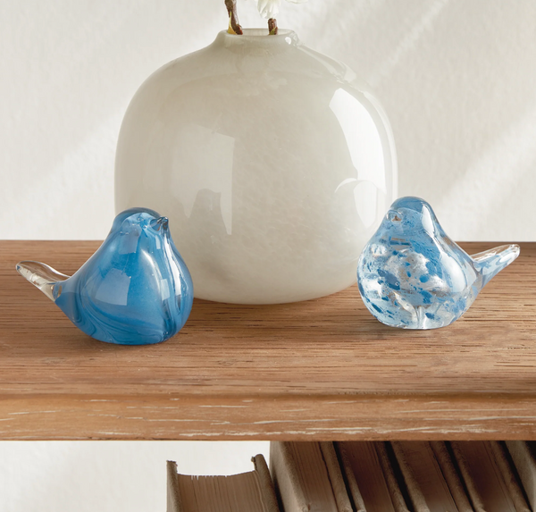 Little Finches Blue Bird