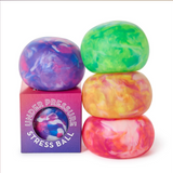 UNDER PRESSURE MARBLED STRESS BALL IN GIFT BOX ASSORTED 4 COLORS
