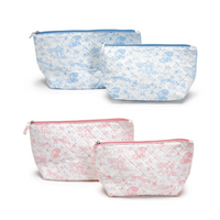 Animal Toile Quilted Multipurpose Pouches