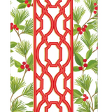 Knots And Greenery White Guest Towels
