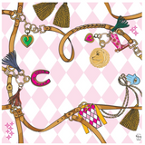 Double sided mat | Year of the horse Harlequin mat